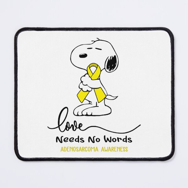 Item preview, Adenosarcoma Awareness - LOVE NEEDS NO WORDS designed and sold by Elise-Chapman.