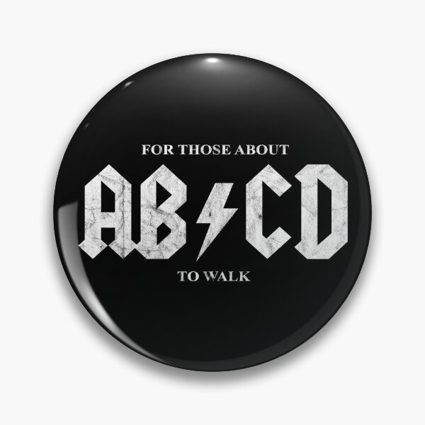 Item preview, ABCD For Those About To Walk - Destressed Design designed and sold by risible.