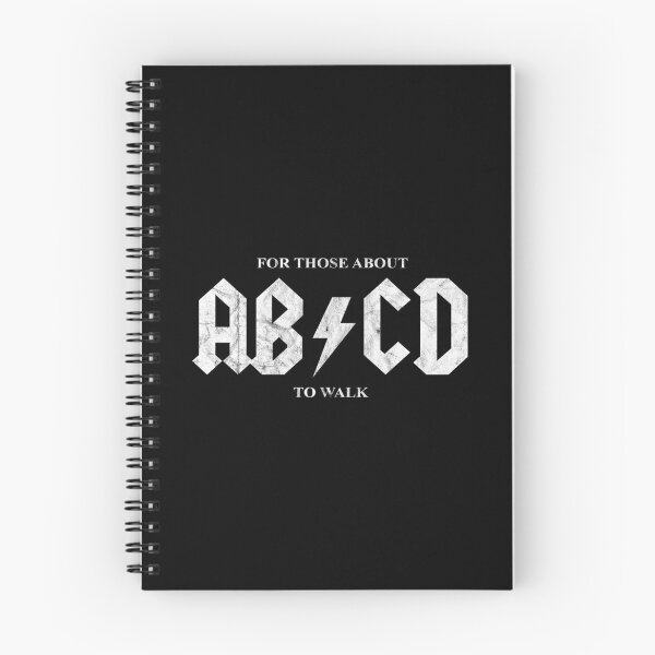 Item preview, ABCD For Those About To Walk - Destressed Design designed and sold by risible.