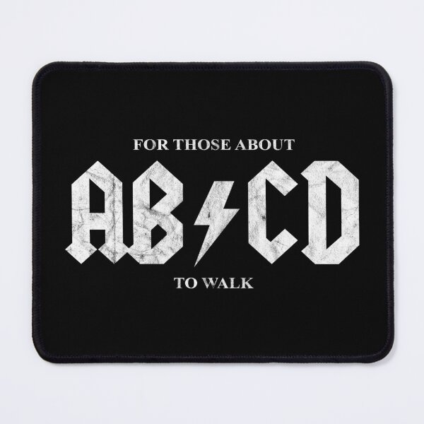 Item preview, ABCD For Those About To Walk - Destressed Design designed and sold by risible.