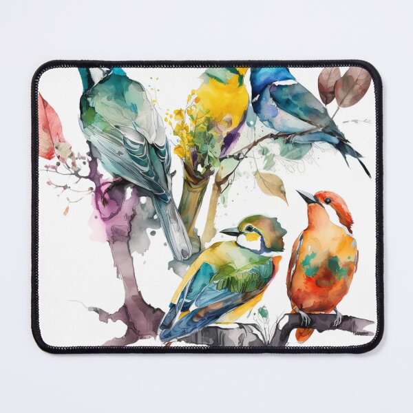 Item preview, everybirdy golder birds pattern designed and sold by printiesart.