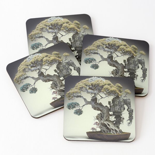 Item preview, Intricate Bonsai Bots designed and sold by WilbDigital.