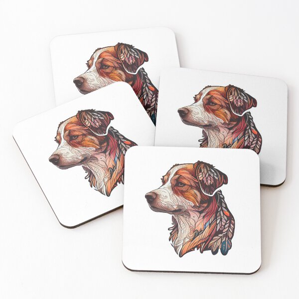 Item preview, Boho Dog 1 designed and sold by DigitalArtcapes.