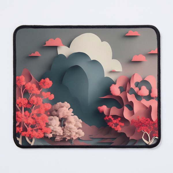 Item preview, Storm Cloud Pink in Paper art form designed and sold by FormFinder.