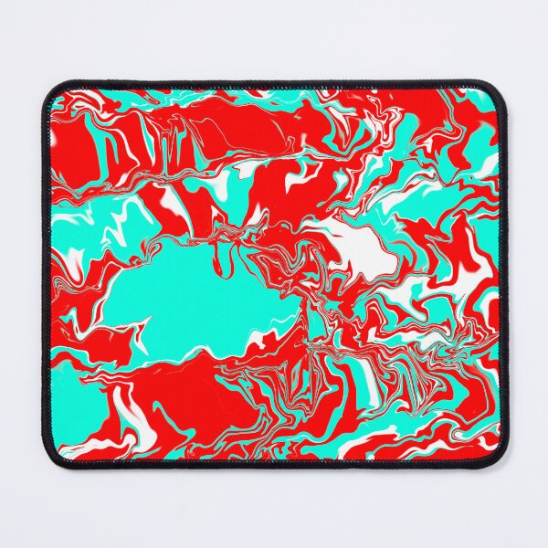 Item preview, Red teal white designed and sold by awsomepatterns.