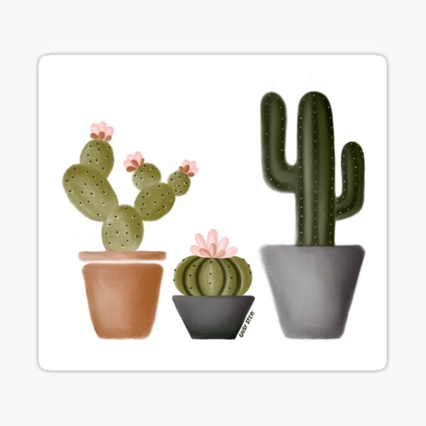 Love Cactus Sticker