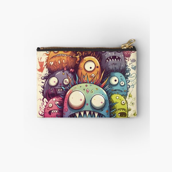 Item preview, Colorful dodle monster art designed and sold by ToySenTrends.
