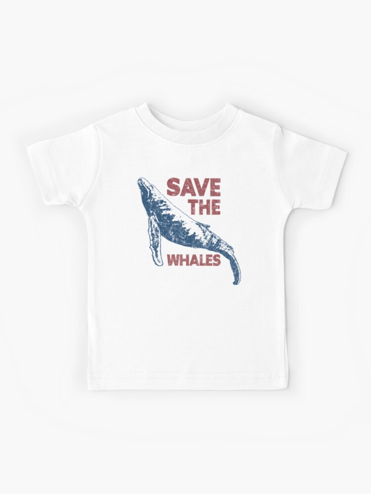 Save The Whales Vintage Retro T Shirt Save The Whales Vintage Retro T Shirt