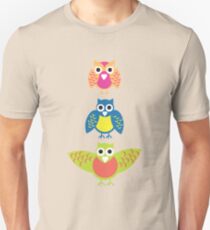 3 wise owls Unisex T-Shirt