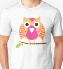 pink owl T-shirt Unisex T-Shirt