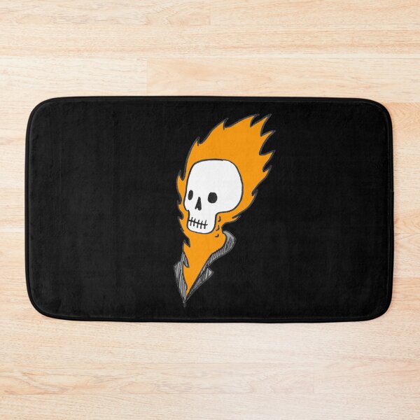 Item preview, flaming skull guy (joern) designed and sold by RobotPizzaGuy.