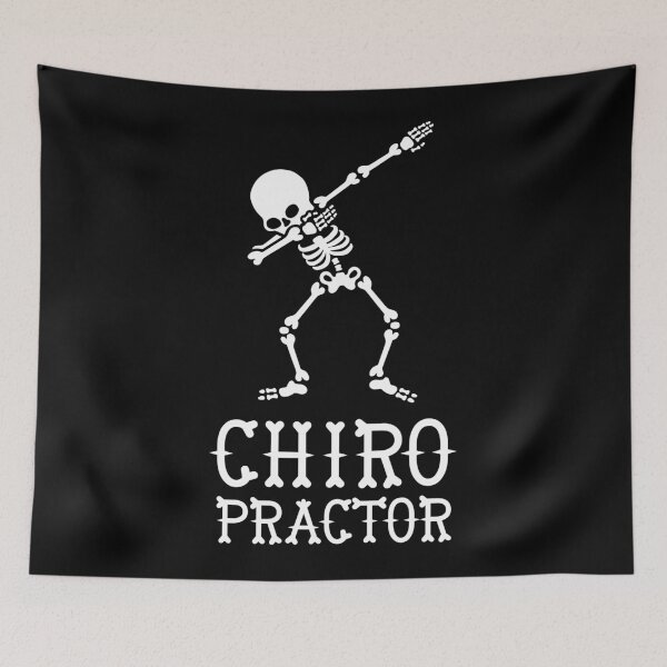 Item preview, Dab dabbing skeleton chiropractor designed and sold by LaundryFactory.