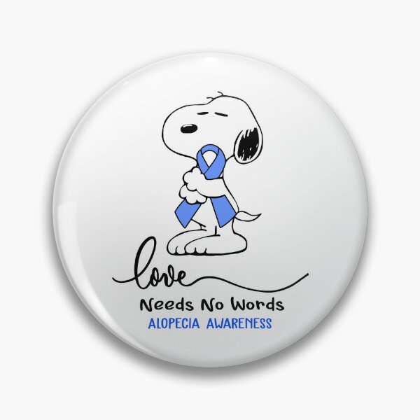 Item preview, Alopecia Awareness - LOVE NEEDS NO WORDS designed and sold by Elise-Chapman.