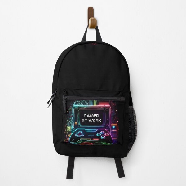 Item preview, Gamer at work! Neon Retro Gaming designed and sold by artra-shop.