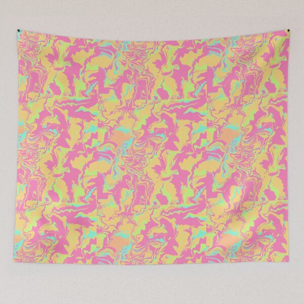 Item preview, Teal orange red green designed and sold by awsomepatterns.