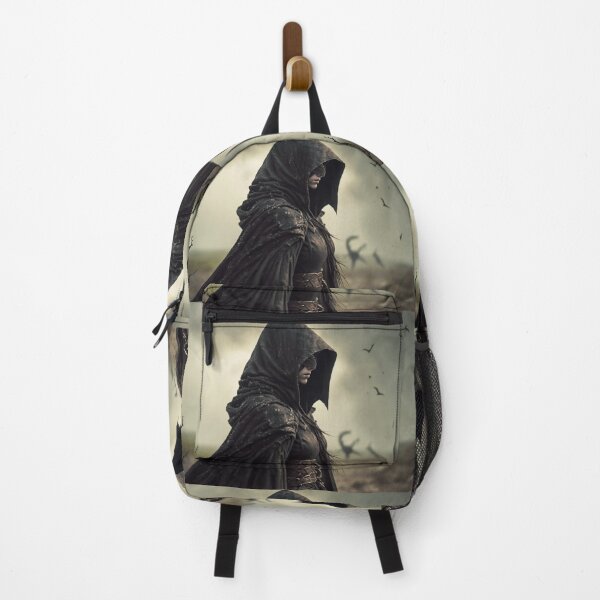 Item preview, Masked Female Warrior Walks Through the Ruins of a Battlefield designed and sold by Dragonstrom.