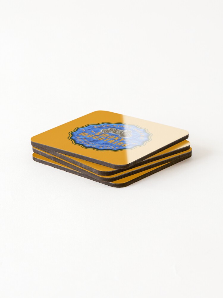 Thumbnail 4 of 5, Coasters (Set of 4), Blue Ridge Parkway Rider designed and sold by SoldierAlways.