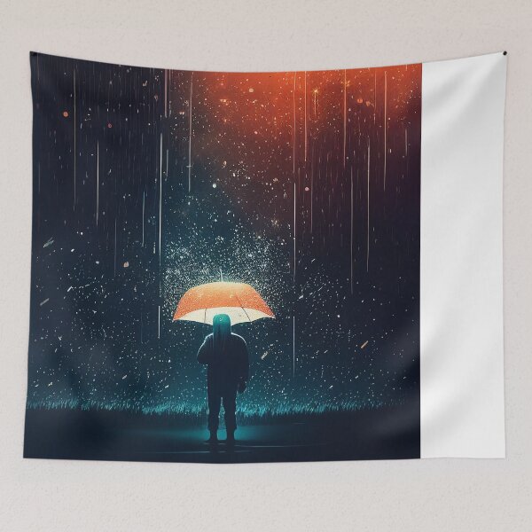 Item preview, Rainy Solitude designed and sold by TrendyArtInk.