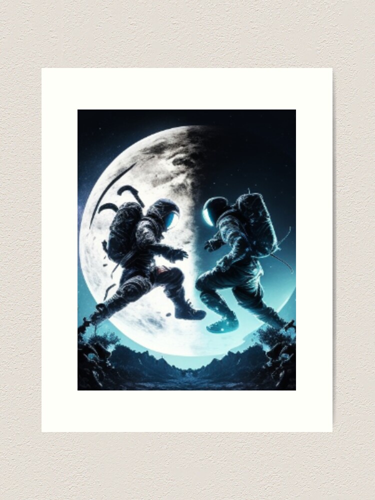 Moon Ninja  Art Print for Sale by Dave Donovan