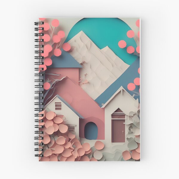 Artikelvorschau, Dream House Pink im Stil der Papierkunst entworfen und verkauft von FormFinder.