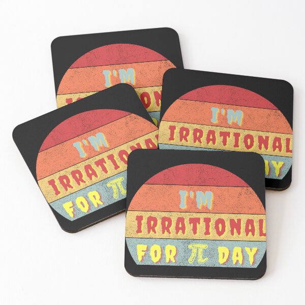 Item preview, For Pi Day, an "I'm irrational" merch is the perfect way to combine your love for math and quirky humor. designed and sold by awCurve.