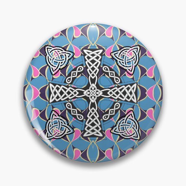 Item preview, Triquetra Shape Seamless Pattern design designed and sold by CoyoteGifts.