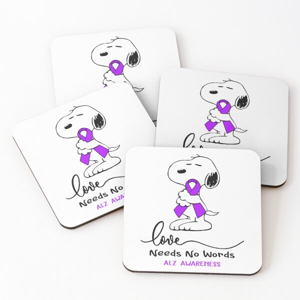 Item preview, ALZ Awareness - LOVE NEEDS NO WORDS designed and sold by Elise-Chapman.
