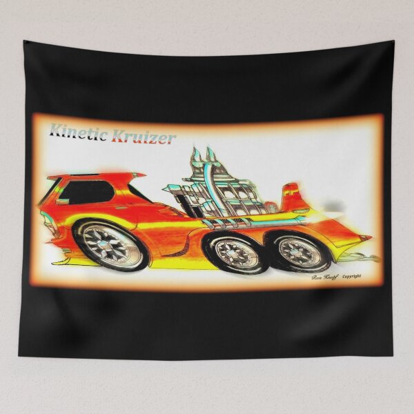 Aperçu de l'œuvre Hot Rods // Kinetic Kruizer ! // PERSONNALISATION RADICALE créée et vendue par Imagin8er.
