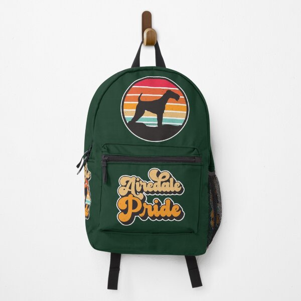 Item preview, Airedale Pride Retro Sunset Dog Silhouette Pet Design designed and sold by CRHPOD20.
