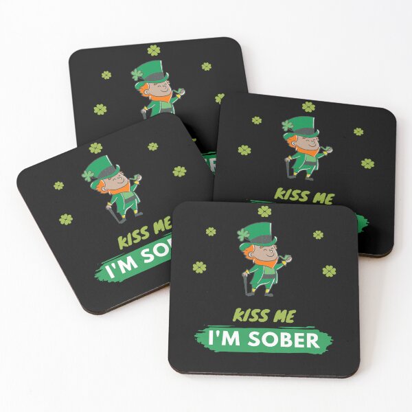 Item preview, Kiss Me I'm Sober| St Patrick's Day Edition| Alcohol Free designed and sold by House-Of-Pinto.