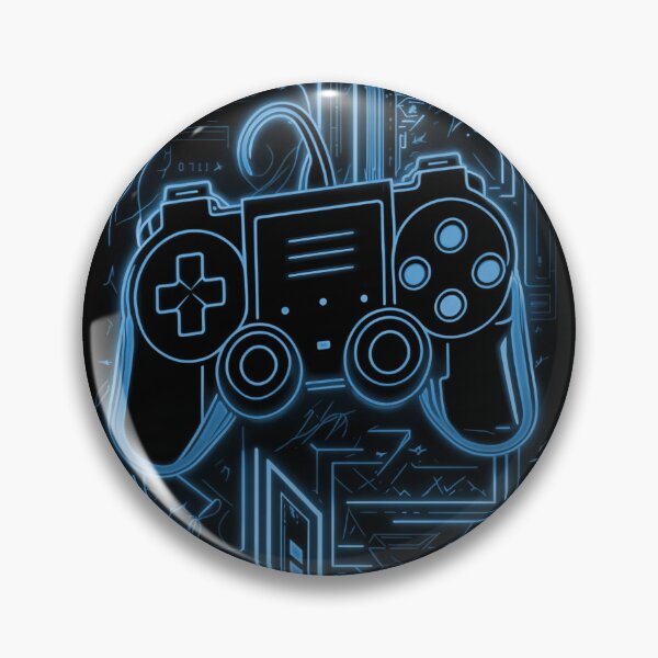 Item preview, It's always game time! Blue Neon, Tron Style! designed and sold by artra-shop.