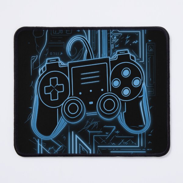 Item preview, It's always game time! Blue Neon, Tron Style! designed and sold by artra-shop.