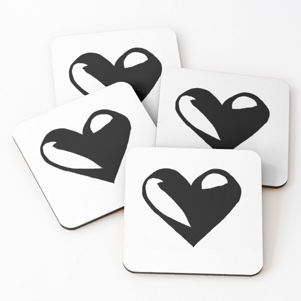 Item preview, Black and White Heart designed and sold by SimplyLineArt.