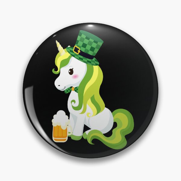 Item preview, Irish Unicorn with Hat and Beer designed and sold by WigOutlet.