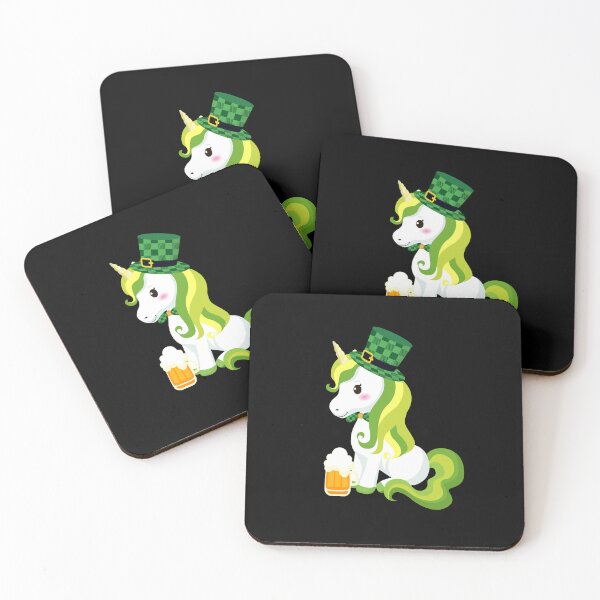 Item preview, Irish Unicorn with Hat and Beer designed and sold by WigOutlet.