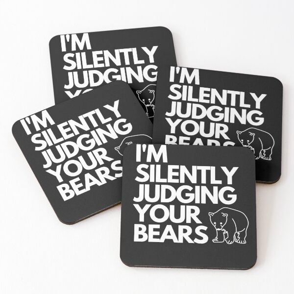 Item preview, Copy of Im Silently Judging Your Bear designed and sold by Stickers  Designer.
