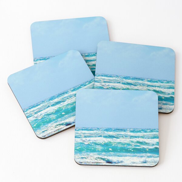 Item preview, Escape to Paradise: White Surf and Aquamarine Blue Waves in the Warm Caribbean designed and sold by PhotografeeMrsB.