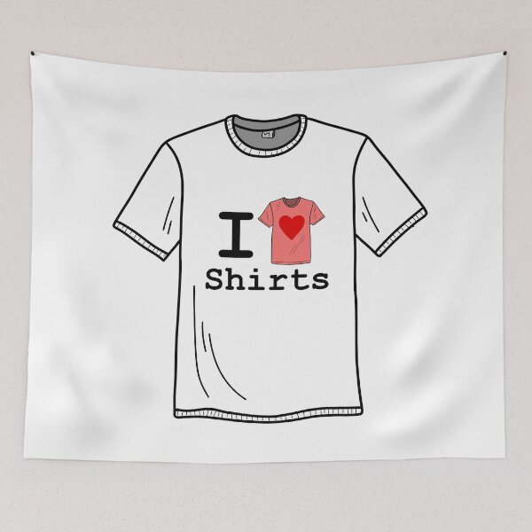 Item preview, “I Heart Shirts” Shirt designed and sold by haldoodles18.