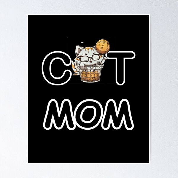 Item preview, Meow Cat Mom-Funny Cat designed and sold by FridPix.