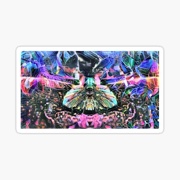Frequency Moth Sticker