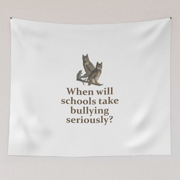 Item preview, When Will Schools Take Bullying Seriously - Education Quote  designed and sold by CrankyOldDude.