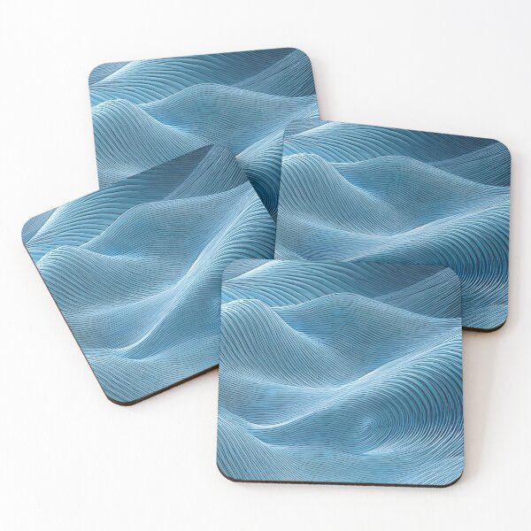 Item preview, Monochrome Waves designed and sold by Textures-AI.