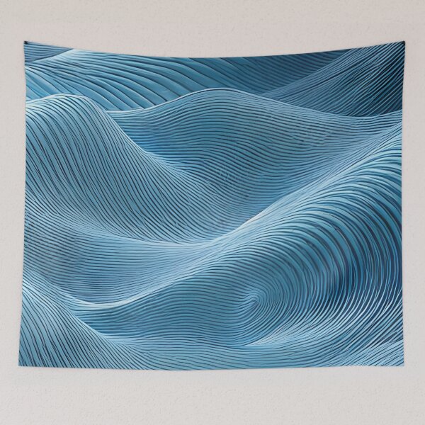 Item preview, Ondas monocromáticas designed and sold by Textures-AI.