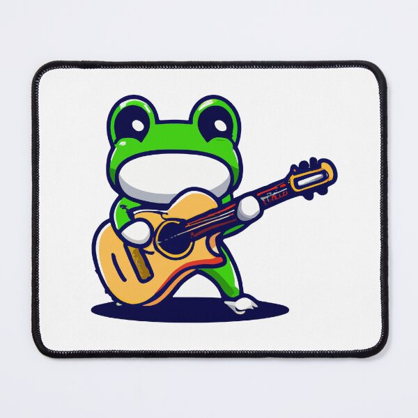 Item preview, Frog Playing Guitar designed and sold by Colorful Dreams.