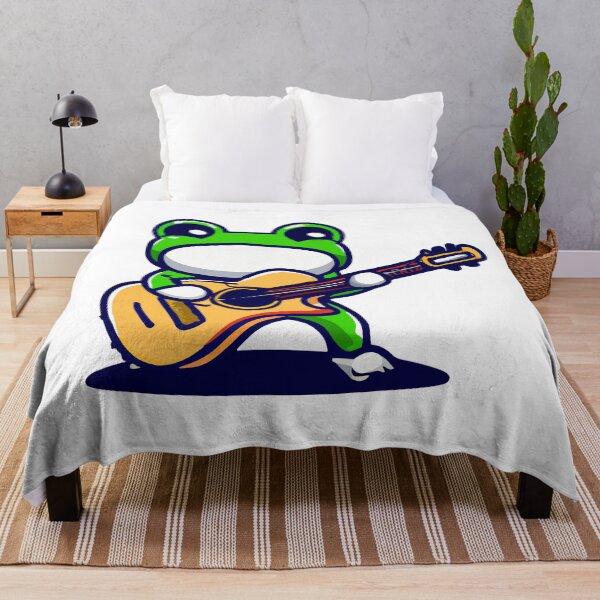 Item preview, Frog Playing Guitar designed and sold by Colorful Dreams.