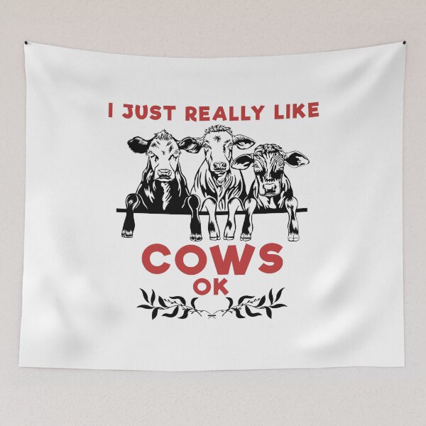 Item preview, Cool I Heart Cows Gift, i just really like cows ok designed and sold by yssnyd.