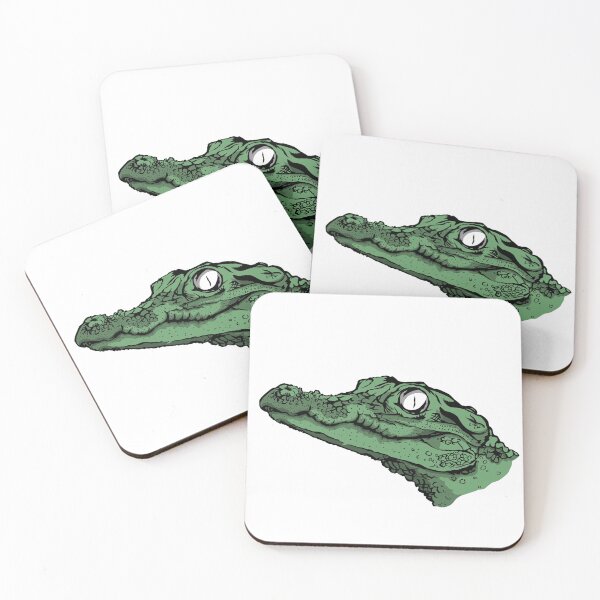 Item preview, Head of Green Crocodile designed and sold by QQdesigns.