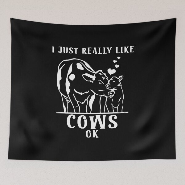 Item preview, I Just Really Like Cows Ok  designed and sold by yssnyd.