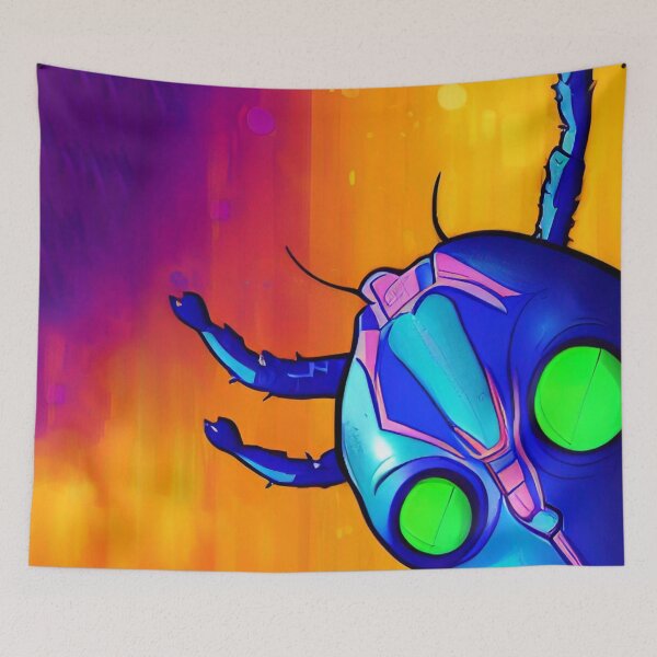 Item preview, Scarab Blue Peek a Boo designed and sold by mghtymvrk2040.