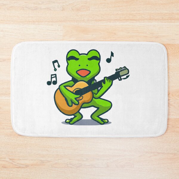 Item preview, Frogtastic Strumming: A Guitar-playing Amphibian designed and sold by Colorful Dreams.